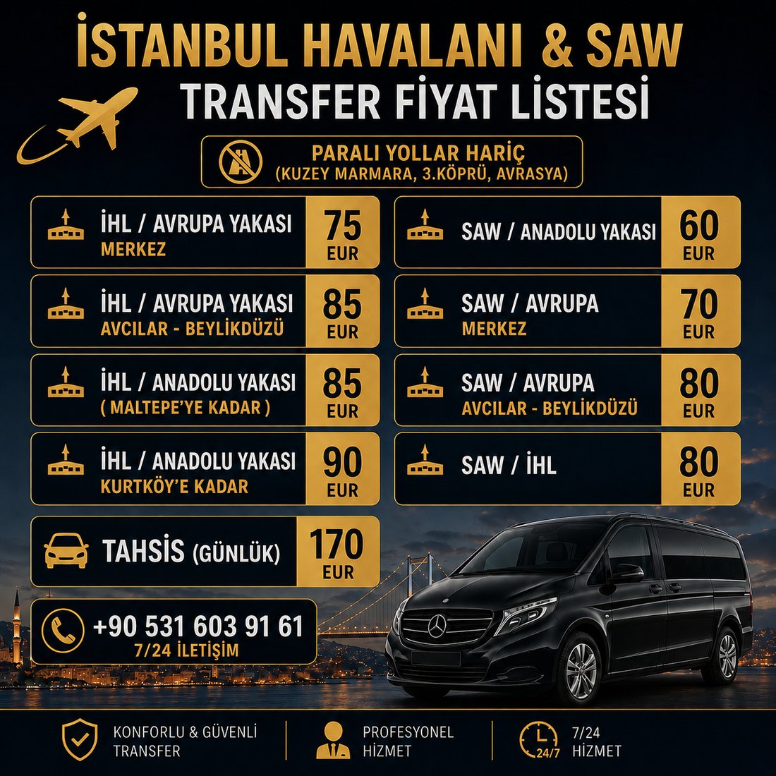 Fiyatlar