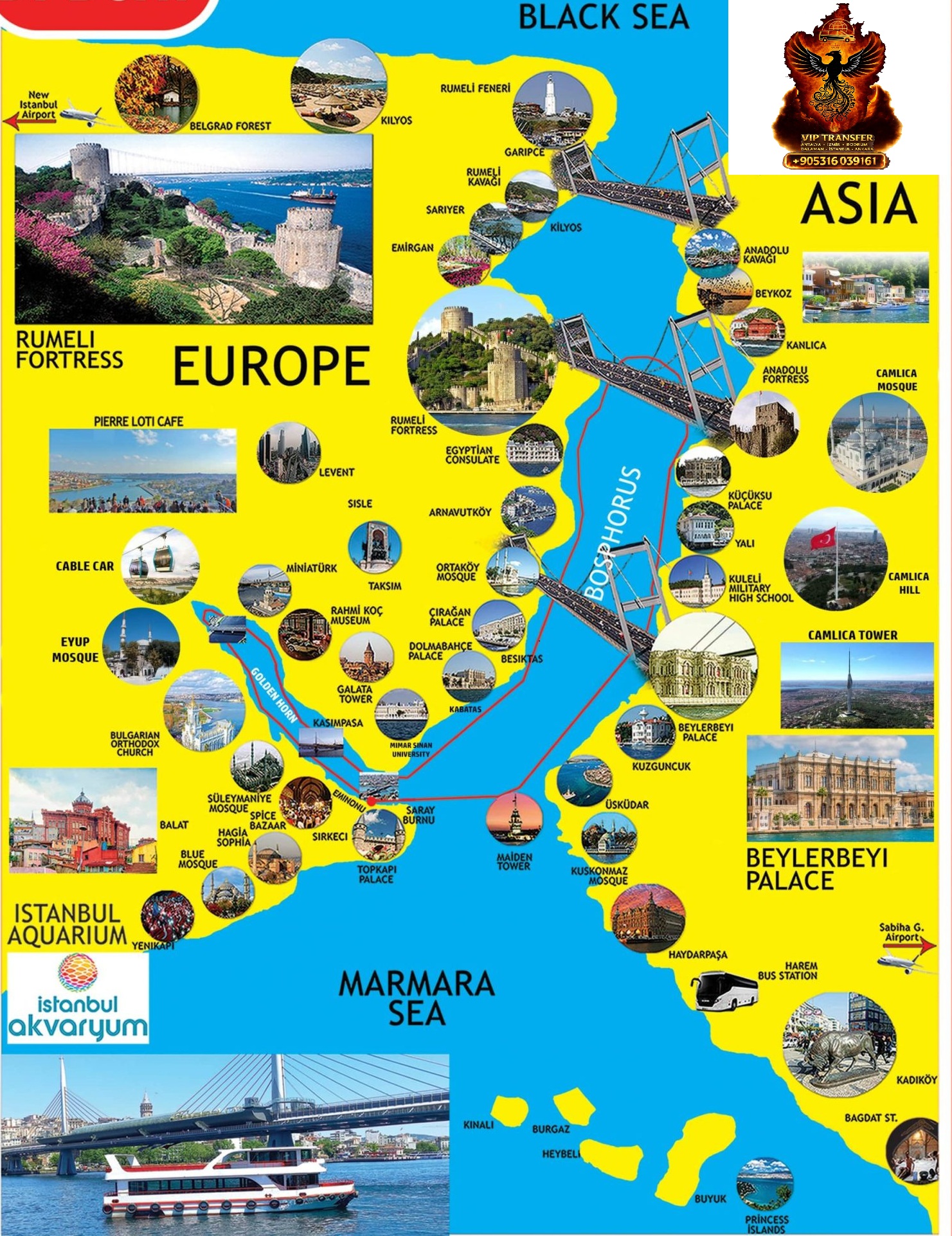 Yat rotası görseli